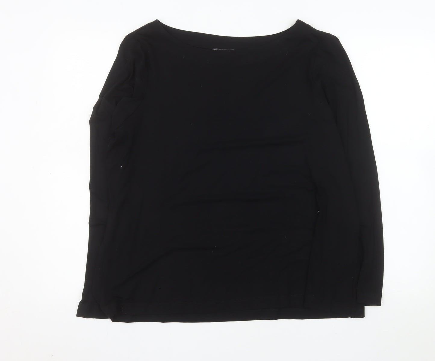 Dunnes Stores Women's Black XL Long Sleeve Basic Stretch Top