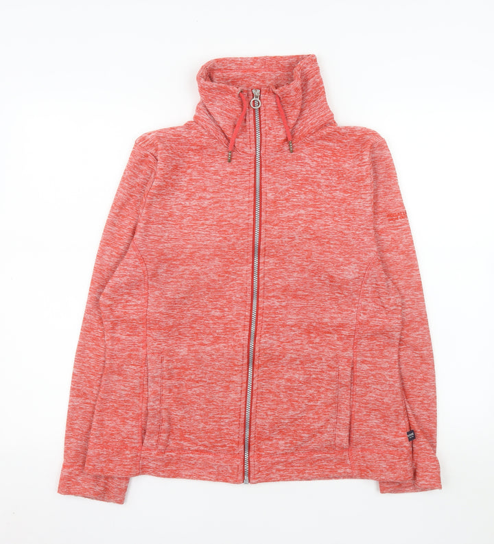 Regatta Women's Orange Full Zip Fleece Jacket Size 12