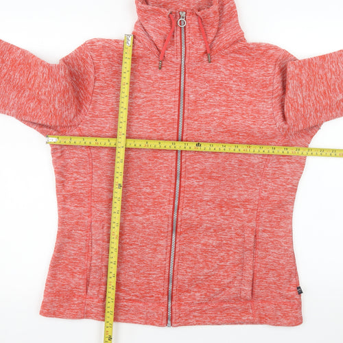 Regatta Women's Orange Full Zip Fleece Jacket Size 12