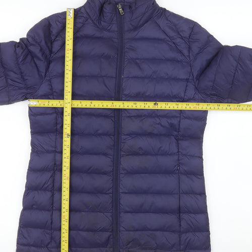 Harvey & Jones Men's Blue Ultralight Down Puffer Jacket M