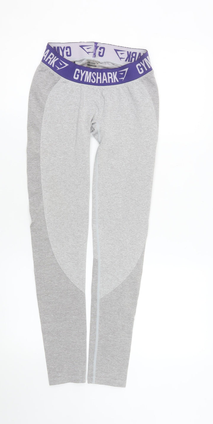 Gymshark Women’s Grey Moisture Wicking Leggings Size S Activewear