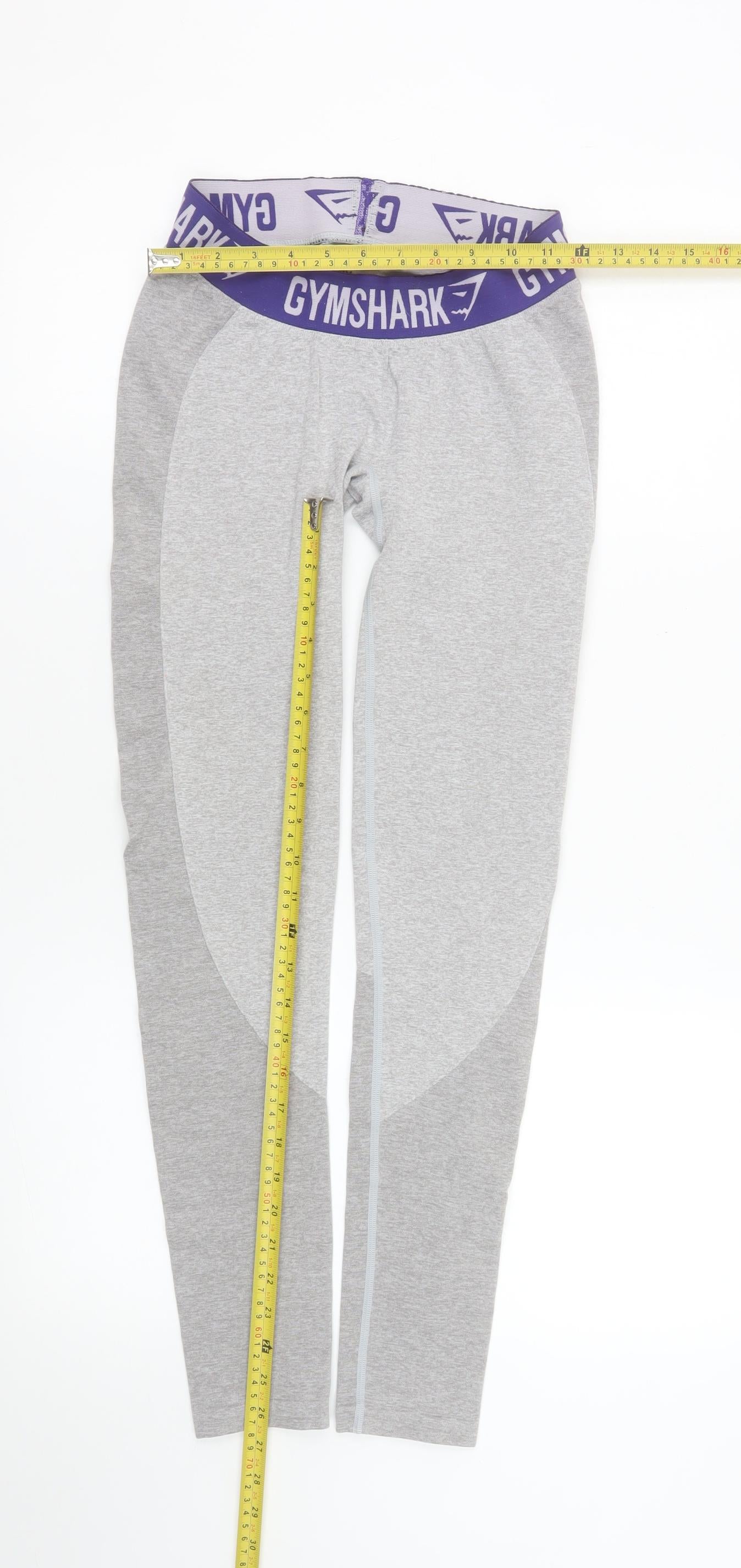 Gymshark Women’s Grey Moisture Wicking Leggings Size S Activewear