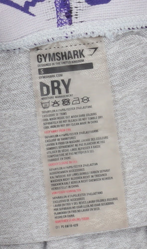 Gymshark Women’s Grey Moisture Wicking Leggings Size S Activewear