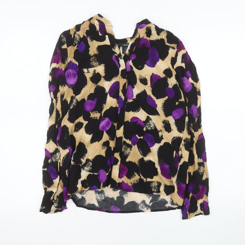 Le Comte Women's Multicoloured Viscose Blouse Size 8