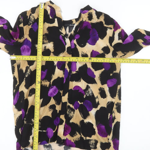 Le Comte Women's Multicoloured Viscose Blouse Size 8
