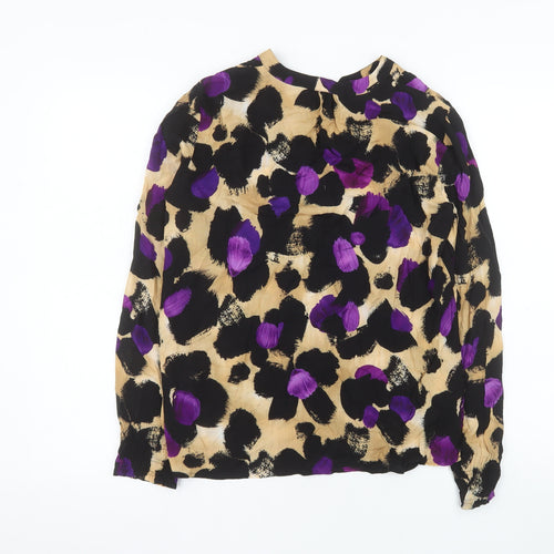 Le Comte Women's Multicoloured Viscose Blouse Size 8