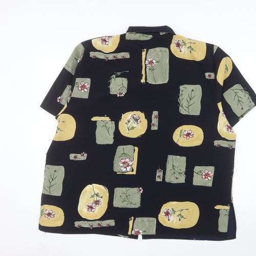 Excell London Women's Multicoloured Floral Button-Up Shirt Size 24