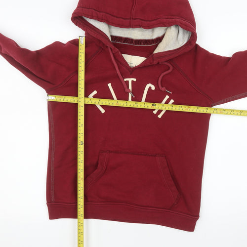 Abercrombie & Fitch Womens Red Pullover Hoodie Size M