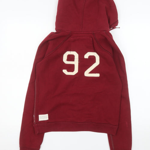 Abercrombie & Fitch Womens Red Pullover Hoodie Size M