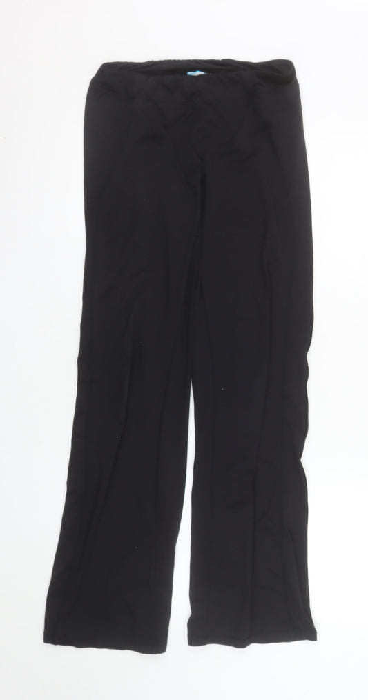 LA Gear Women's Black Track Pants Size 10 Stretch Active Trousers
