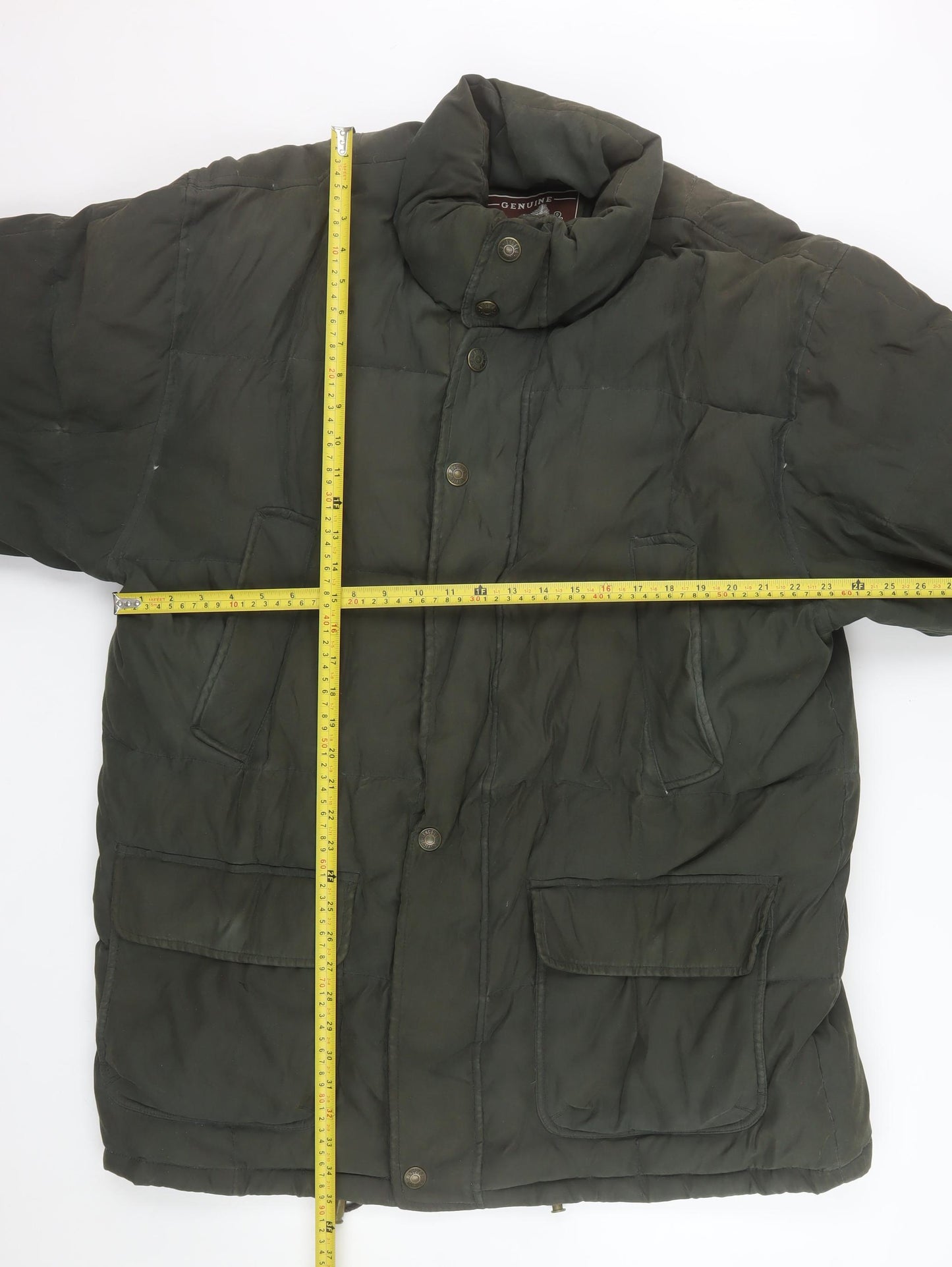 Angelo Litrico Men Green 44 Puffer Jacket Down Feather Winter Coat