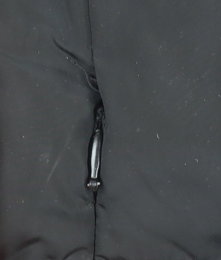 Brave Soul Women's Black Long Puffer Coat Size 14 Hooded Winter Jacket
