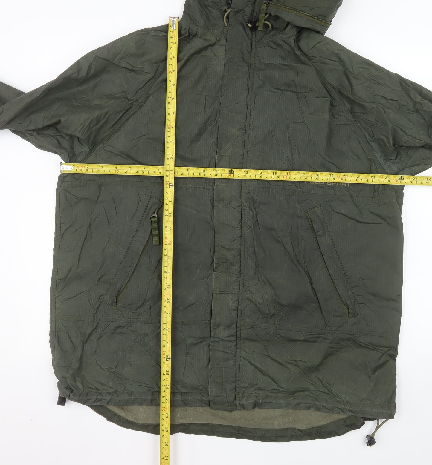 Ralph Lauren Polo Sport Green Hooded Windbreaker Jacket Women’s L