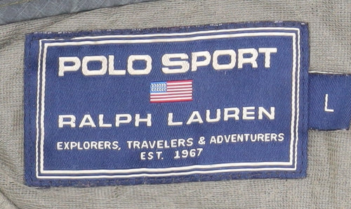 Ralph Lauren Polo Sport Green Hooded Windbreaker Jacket Women’s L