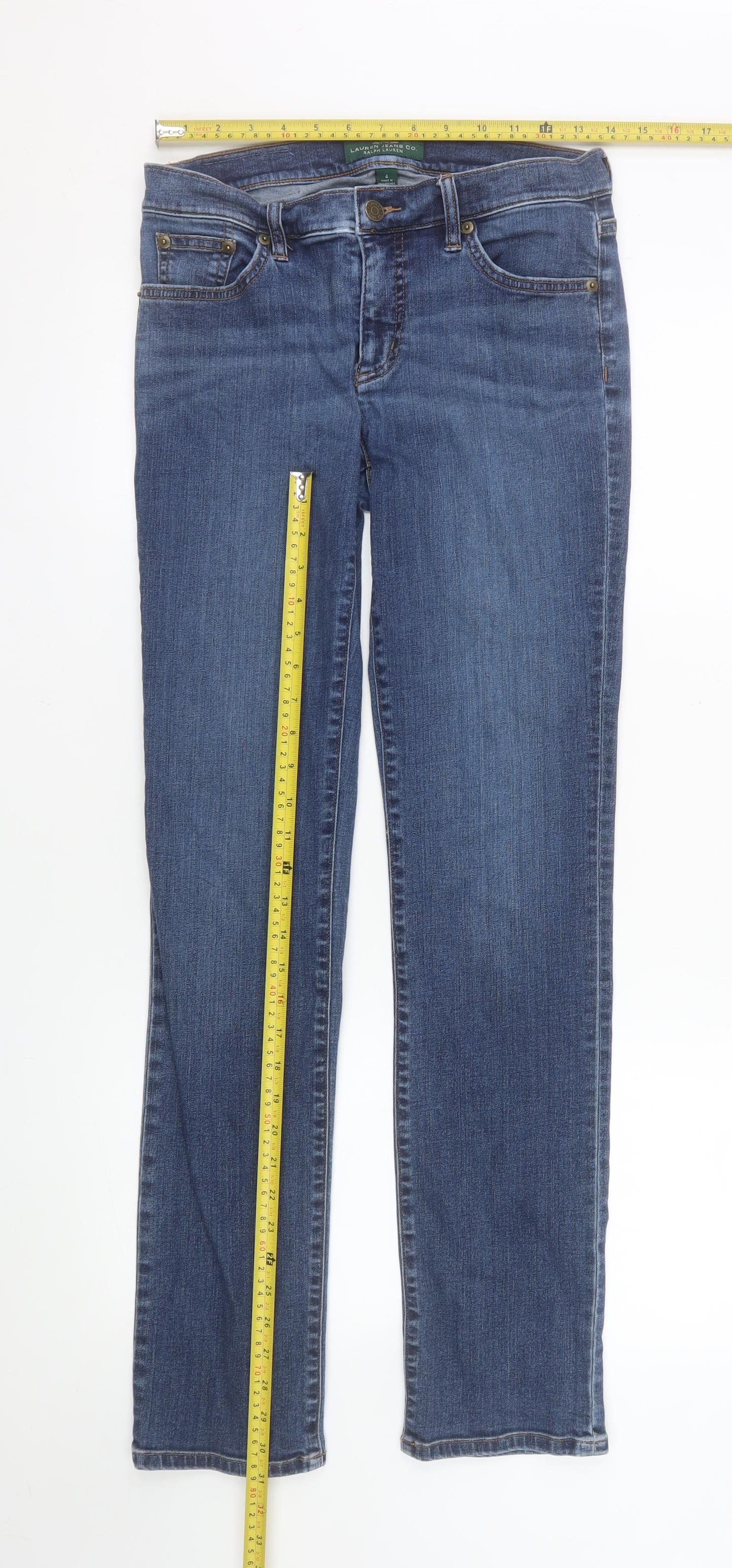 Ralph Lauren LRL Blue Straight Fit Men's Denim Jeans Size 8