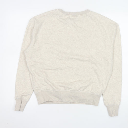 Red Button Womens Beige Floral Sweatshirt Size S Pullover Casual