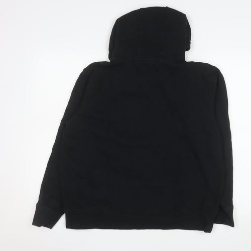 Animal Womens Black Hoodie UK 14 Pullover Cotton Blend Casual