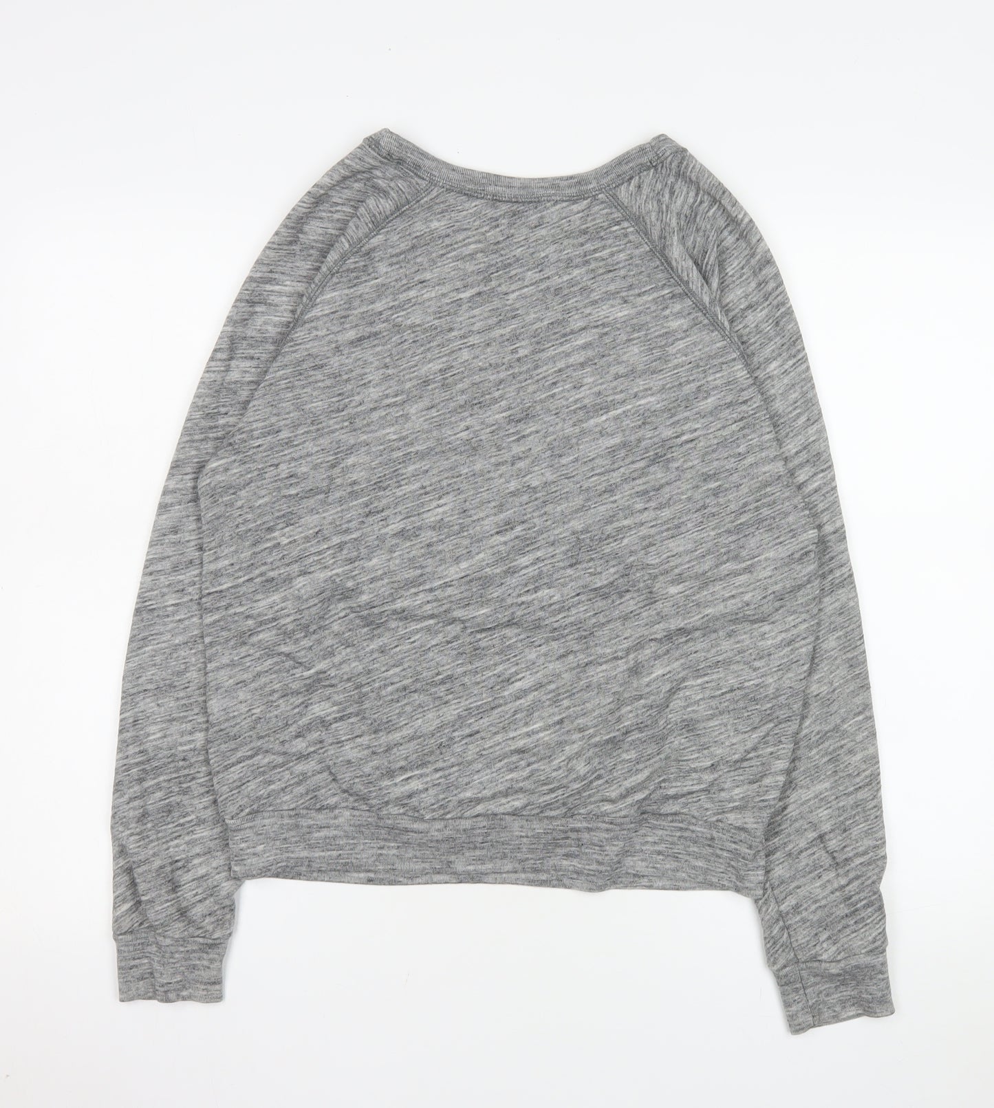 Abercrombie & Fitch Men's Grey Crew Neck Long Sleeve Sweatshirt M