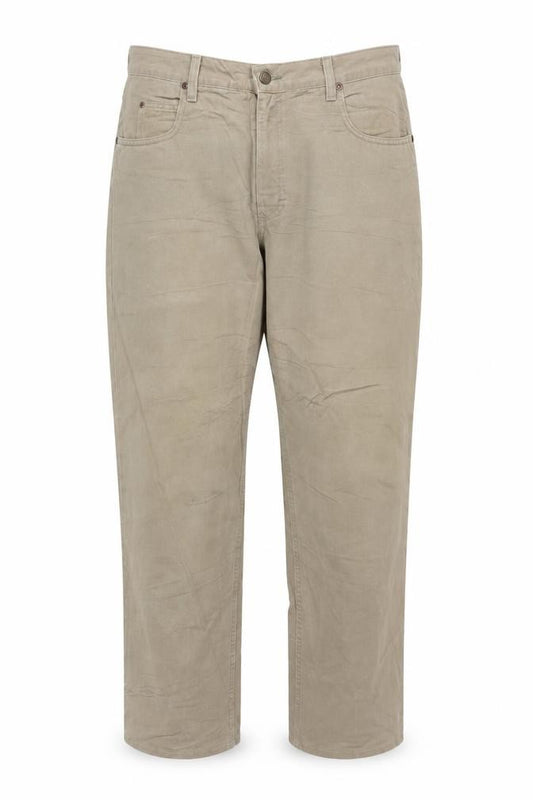 Front view of Lee Men's Beige Chino Trousers Size 38x34 Cotton Casual Pants