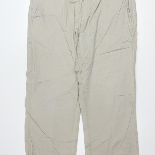 Wrangler Men's Beige Chino Trousers W38 L34 Regular Fit