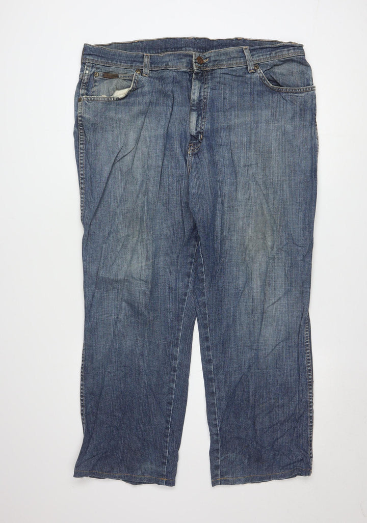 Wrangler Men's Blue Texas Stretch Straight Leg Jeans W40 L30