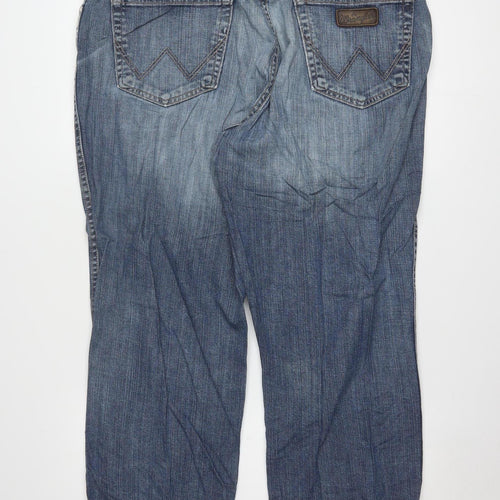 Wrangler Men's Blue Texas Stretch Straight Leg Jeans W40 L30