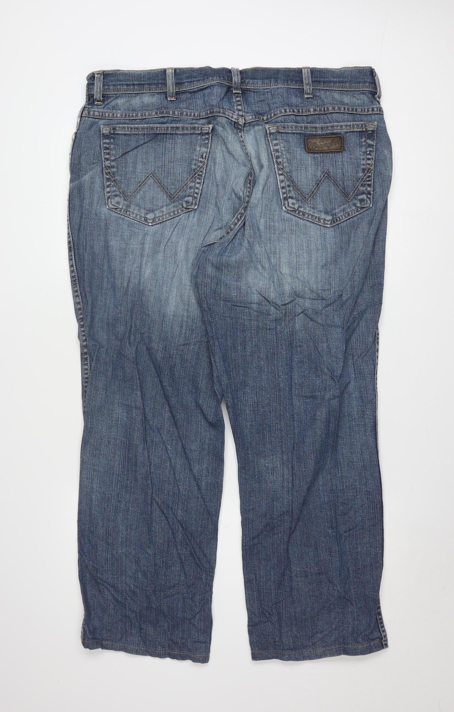 Wrangler Men's Blue Texas Stretch Straight Leg Jeans W40 L30