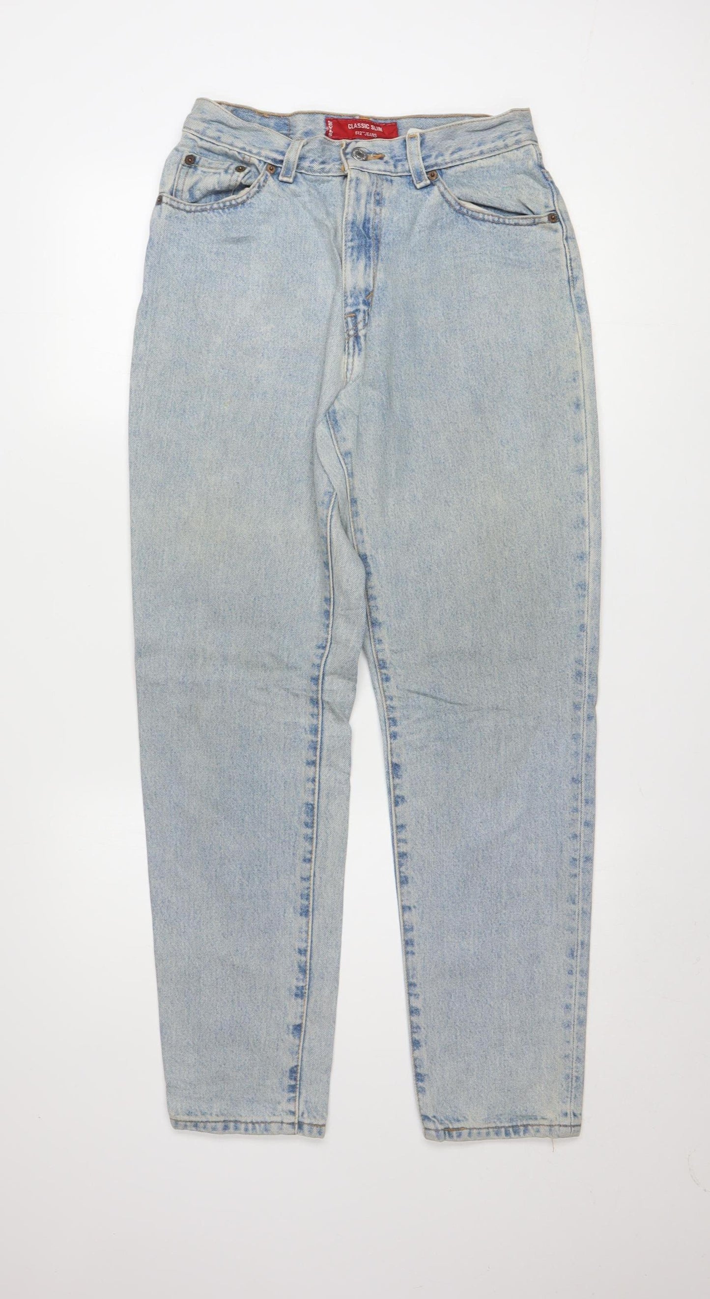 Levi's 512 Women's Blue Tapered Slim Fit Vintage Jeans Size 8