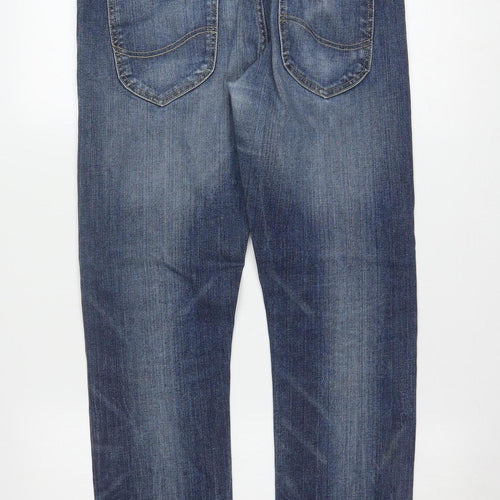 Lee Men's Blue Luke Regular Fit Straight Denim Jeans W32 L32