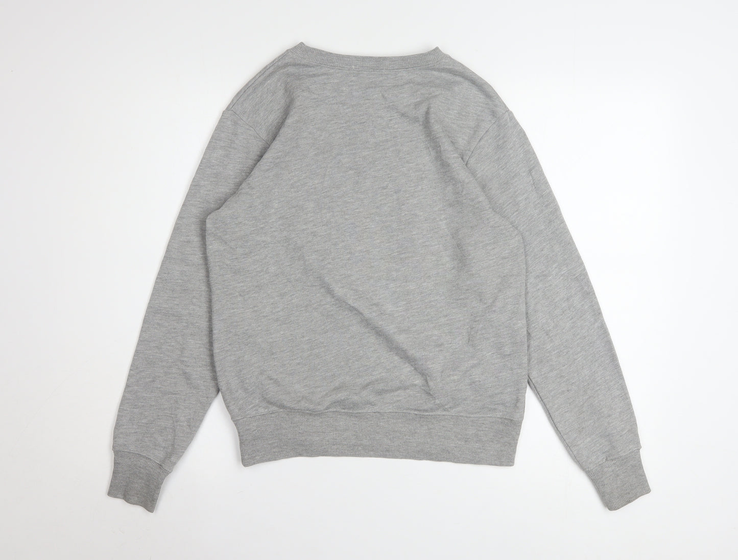 Disney Women Grey Minnie Mouse Pullover Sweatshirt Medium