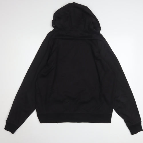 Champion Men's Black Pullover Hoodie Medium Sportswear