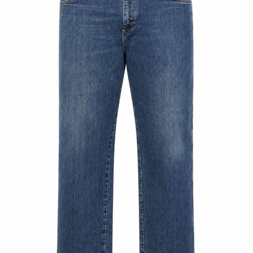 Wrangler Mens Blue 36x30 Straight Fit Denim Jeans