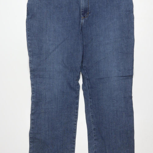 Lee Men Blue Relaxed Fit Straight Leg Denim Jeans Size 16