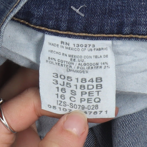 Lee Men Blue Relaxed Fit Straight Leg Denim Jeans Size 16