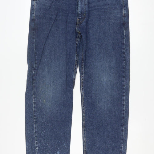 Levi's 505 Men's Blue Denim Straight Jeans 36W 30L Regular Fit