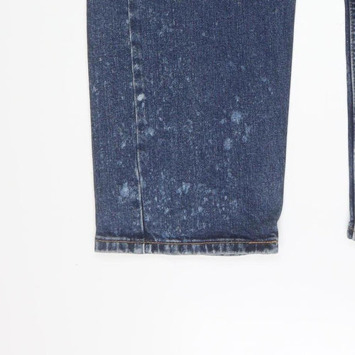 Levi's 505 Men's Blue Denim Straight Jeans 36W 30L Regular Fit