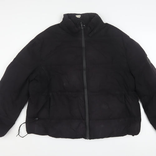 Everlast Women's Black Puffer Jacket Size 12 Winter Coat