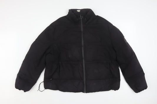 Everlast Women's Black Puffer Jacket Size 12 Winter Coat