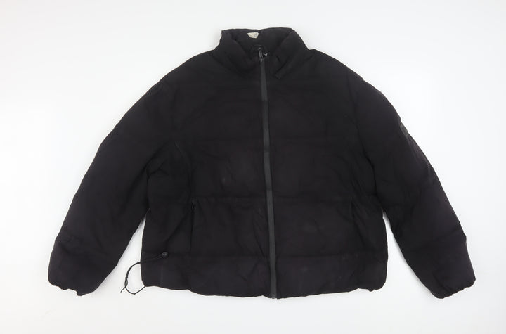 Everlast Women's Black Puffer Jacket Size 12 Winter Coat