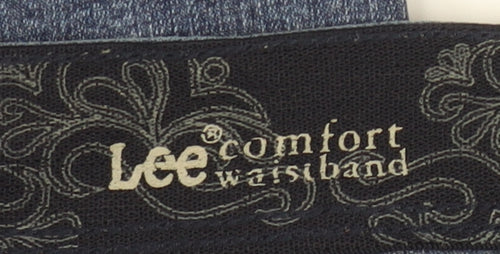 Lee Women Blue Size 14 Petite Straight Comfort Denim Jeans