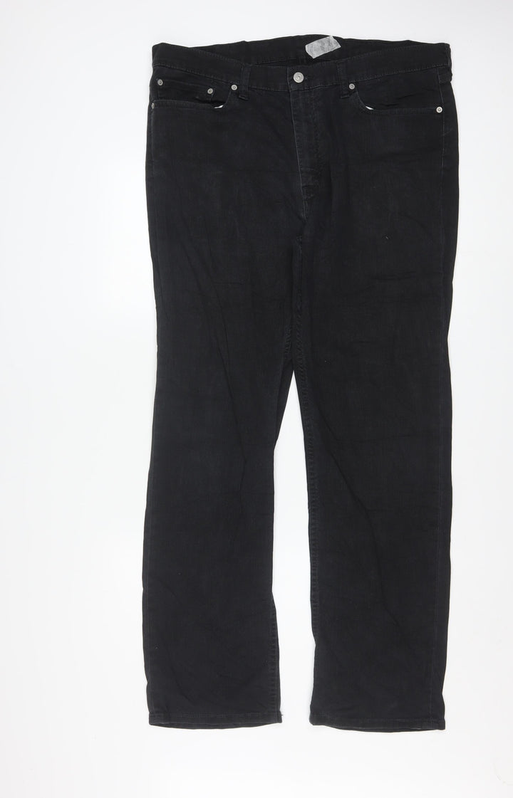 Levi Strauss Women's Black 514 Straight Leg Jeans Size 20