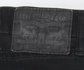 Levi Strauss Women's Black 514 Straight Leg Jeans Size 20