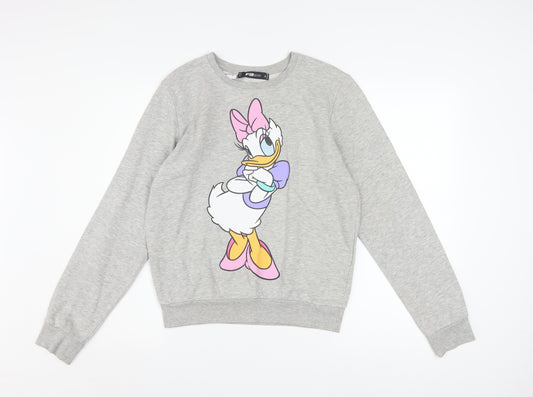 FB Sister Disney Women's Grey Daisy Duck Sweatshirt Size S