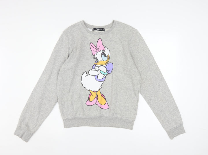 FB Sister Disney Women's Grey Daisy Duck Sweatshirt Size S
