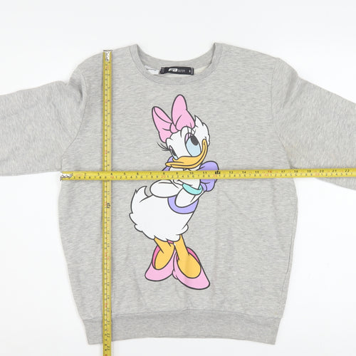FB Sister Disney Women's Grey Daisy Duck Sweatshirt Size S