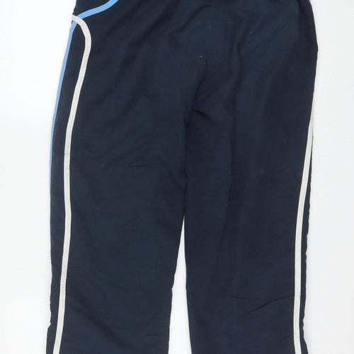 Reebok Women Blue Size 14 Track Pants Straight Leg Sports Trousers