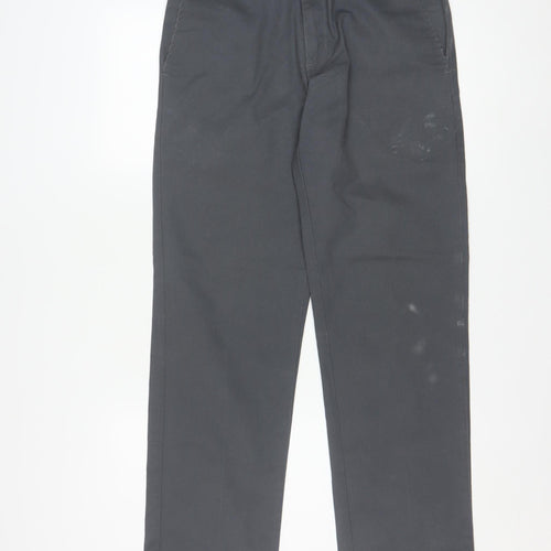 Dickies Men's Grey 32x32 Regular Fit Chino Workwear Trousers