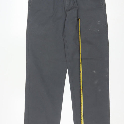Dickies Men's Grey 32x32 Regular Fit Chino Workwear Trousers