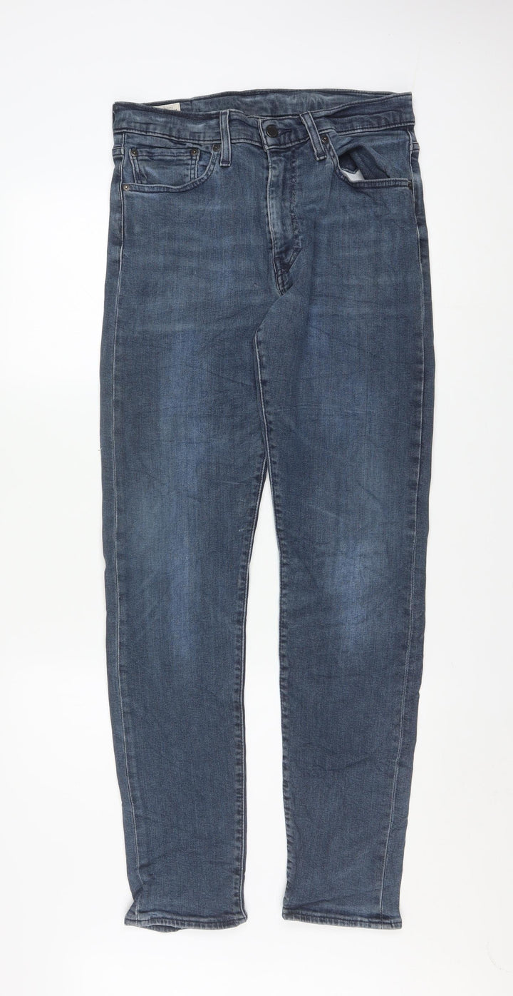 Levi's Men's Blue Denim Regular Fit Straight Jeans W32 L34