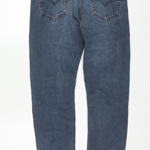Levi's Men's Blue Denim Regular Fit Straight Jeans W32 L34